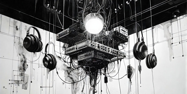alt="Bipolar Clubbing – DJ set glitch tra AI e caos visivo"